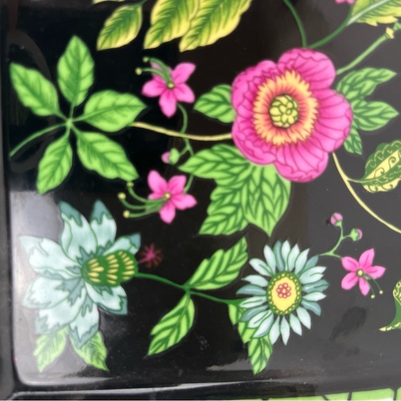 RARE-Beautiful Vera Bradley Home Sadek square ceramic dish - Picture 6 of 7